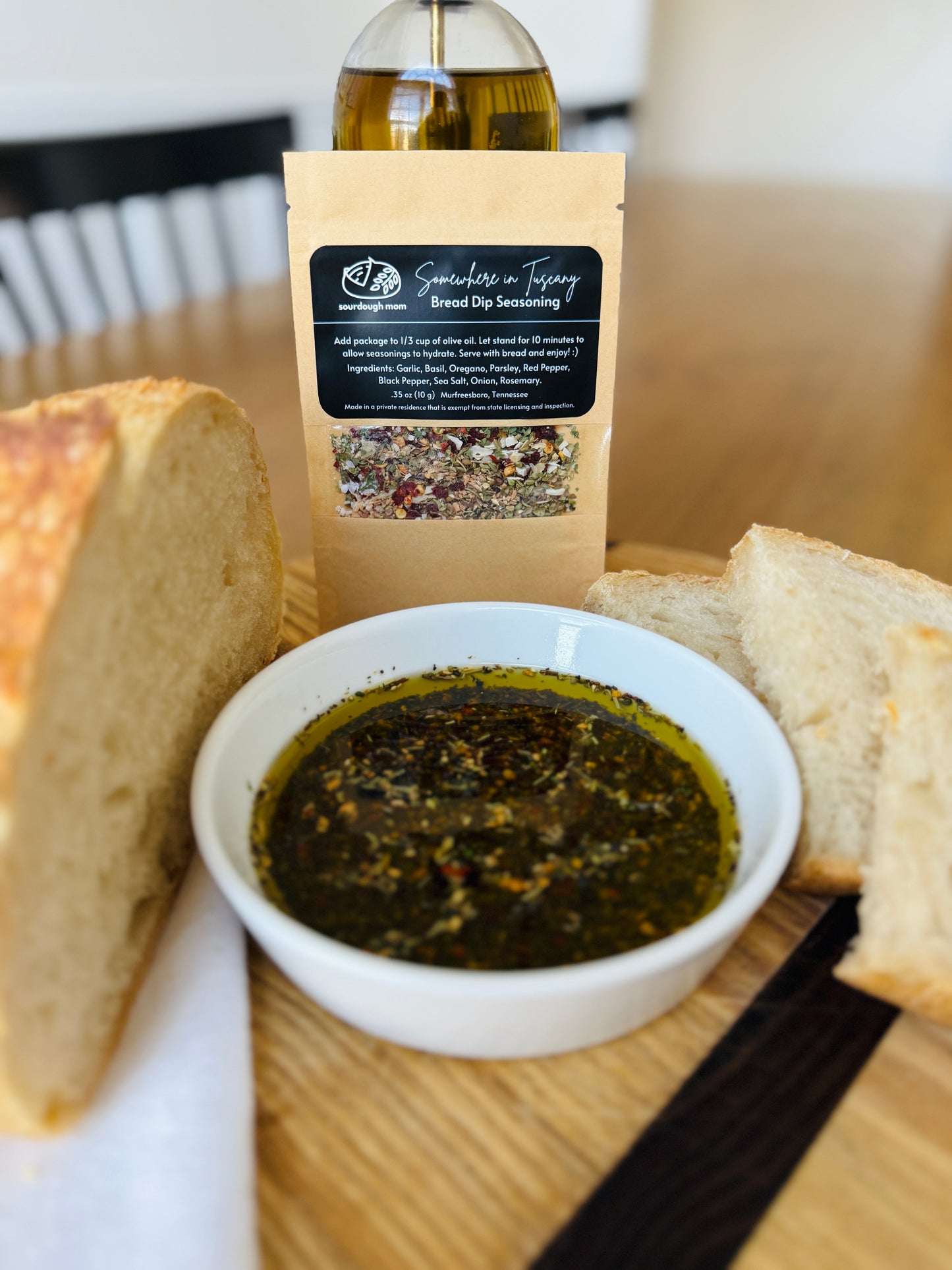 "Somewhere in Tuscany" Bread Dip Seasoning 5 Pack (Best Deal - Save $6!)